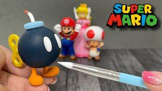 Making a Bob-omb from Super Mario | Polymer Clay