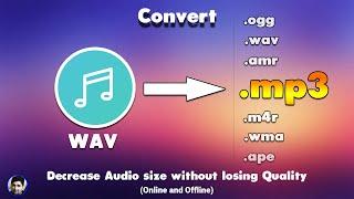 Convert wav to mp3 - Online and Offline - wav to mp3 conversion