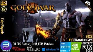 God of War 3 PC Gameplay | RPCS3 | Full Playable | PS3 Emulator | 4k60FPS | 2022 Latest