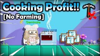 LAZY PROFIT COOKING !! [MUST WATCH] | GROWTOPIA PROFIT 2021