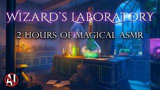 What it sounds like in a Wizard's Laboratory | 2-hour ASMR Scene for D&D, Work, or Studying