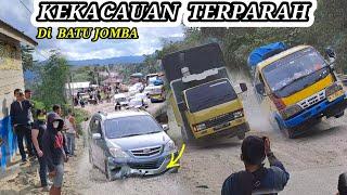 Batu Jomba Hari Ini ...ll Kekacauan Terparah Di Batu jomba Terjadi Di Awal Bulan ll Extrime Road