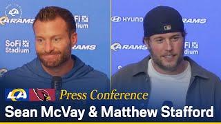 Sean McVay & Matthew Stafford Postgame Press Conference Following Week 17 Win Over Cardinals