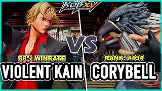 KOF XV  Violent Kain (Rock/Iori/Kyo) vs Corybell (Rugal/Antonov/Dinosaur)  Steam