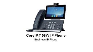 CoreIP T58 W IP Video Phone / SIP Video Phone / Voip Video Phone