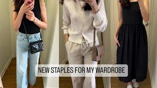 New Staple Pieces for My Wardrobe | Aritzia & Uniqlo