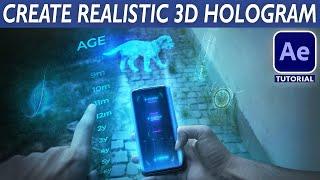 ADVANCED 3D PHONE HOLOGRAM - After Effects VFX Tutorial