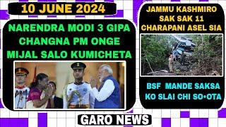 Garo News:10 June 2024/ Sak 11 de sijok Jammu kashmiro chadrapa bus gaakonjok akuangchisa dukni