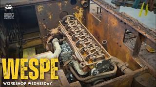 WORKSHOP WEDNESDAY: Ripping off the roof of our WW2 German "WESPE"