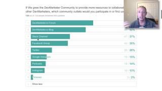 DevMarketer Survey Results