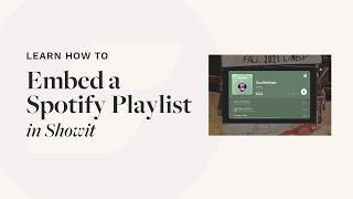 Tutorial: How to Embed a Spotify Playlist on Your Showit Website