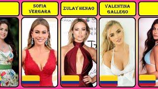 Top 20 most beautiful Colombian women in the world