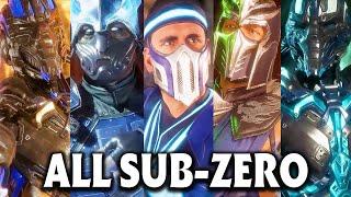 All Sub-Zero Suits & Costumes (Every Suits and All New DLC) Mortal Kombat 2021
