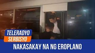 Ex-pres Duterte onboard plane set to fly to The Hague | Teleradyo Serbisyo (11 March 2025)