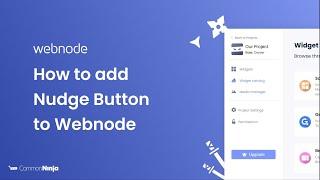 How to add a Nudge Button to Webnode