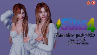 Sims 4 | Animation pack #65 Listen & Talk (DOWNLOAD)