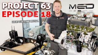 Project 63 part 18 - New front subframe and 1310cc modified A-Series engine