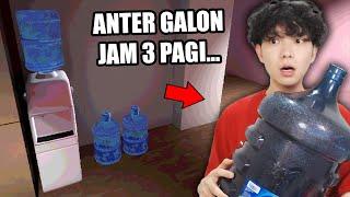 Gua Jadi TUKANG ANTER GALON ke RUMAH yang ANEH dan SUS. - Water Delivery