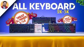 Top 5 Best Mechanical Gaming Keyboards Under 3000 in 2024 Amazon Great Summer Sale