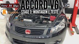 Accord V6 Stage 3: Montagem e Teste comparado ao Original