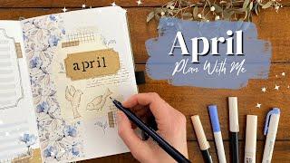 PLAN WITH ME!️ April Bullet Journal Set Up | Spring Birds Theme