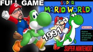 Mamma Mia! First Time Playing Super Mario World 1991 SNES [FULL GAME]