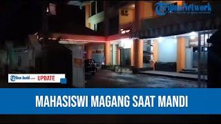 MAHASISWI MAGANG DIINTIP SATPAM SAAT MANDI