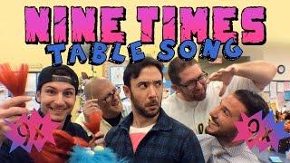 Nine Times Table Song (90's Song Mashup)