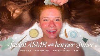 Harper Zilmer's  first ASMR Sleep Facial