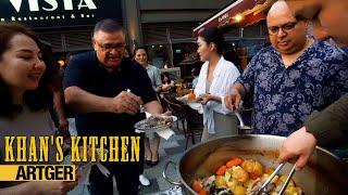 Mongolian Fusion Food Night at the La Vista Restaurant in Hong Kong! | Khan's Kitchen on Tour