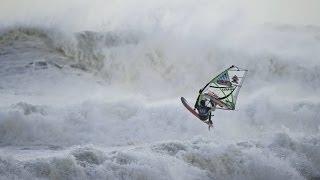 Windsurfing through hurricane conditions - Red Bull Storm Chase Final 2014