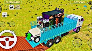 DJ Loaded On Tuck in Game  #dj #truck #dumpar #car #driving #gamingvideos