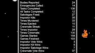 How to see your statistics in among us!!