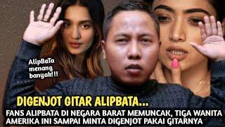 FANS ALIPBATA DI NEGARA BARAT MEMUNCAK, TIGA WANITA AMERIKA INI SAMPAI MINTA DIGENJOT PAKAI GITARNYA