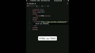 Html href tags | HTML #coding #html