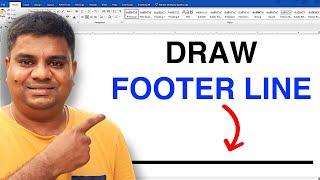 How to Draw a Line in Footer Word