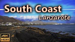 The south coast of Lanzarote / Lanzarote, Spain / 4K HDR