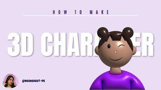 HOW TO MAKE 3D CHARACTER IN SECONDS IN ADOBE ILLUSTRATOR | ILLUSTRATOR 2023 TUTORIAL