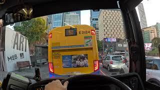 Peak hour POV Bus Driver Brisbane Australia