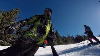 Snowboarding in Pamporovo 2018