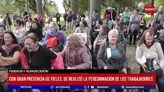 Con gran presencia de fieles, se realizó la peregrinación de  los trabajadores