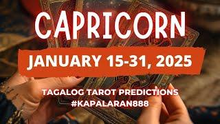 WOW! UNLIMITED COMMUNICATION! ️ CAPRICORN JANUARY 16-31, 2025 General/Money/Love #KAPALARAN888