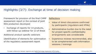 European collaboration between regulators and Health Technology Assessment (HTA) bodies