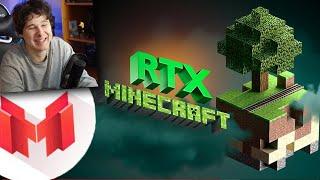Minecraft RTX - Лучезарные приключения  - Реакция на Мармок