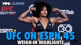 UFC on ESPN 45 Weigh-In Highlights: Flawless Session in Las Vegas