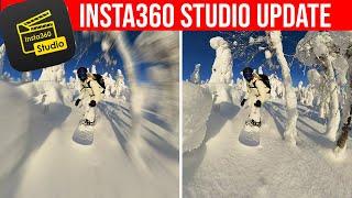 Insta360 Studio Update: MOTION BLUR FINALLY ADDED