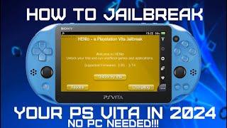 How to JAILBREAK YOUR 3.74 PS Vita in 2024!!! No PC required! SD2Vita & Downgrade