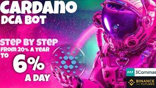 Cardano 6% a day crypto trading bot 2022 - long + short bear market bot