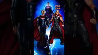 THOR  VS SUPERMAN (ALL VERSIONS)  #MARVELVSDC #MARVEL #TRENDING #shorts