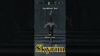 Skyrim: Mehrune's Razor #shorts #skyrim #elderscrolls #gaming #xbox  #weapons